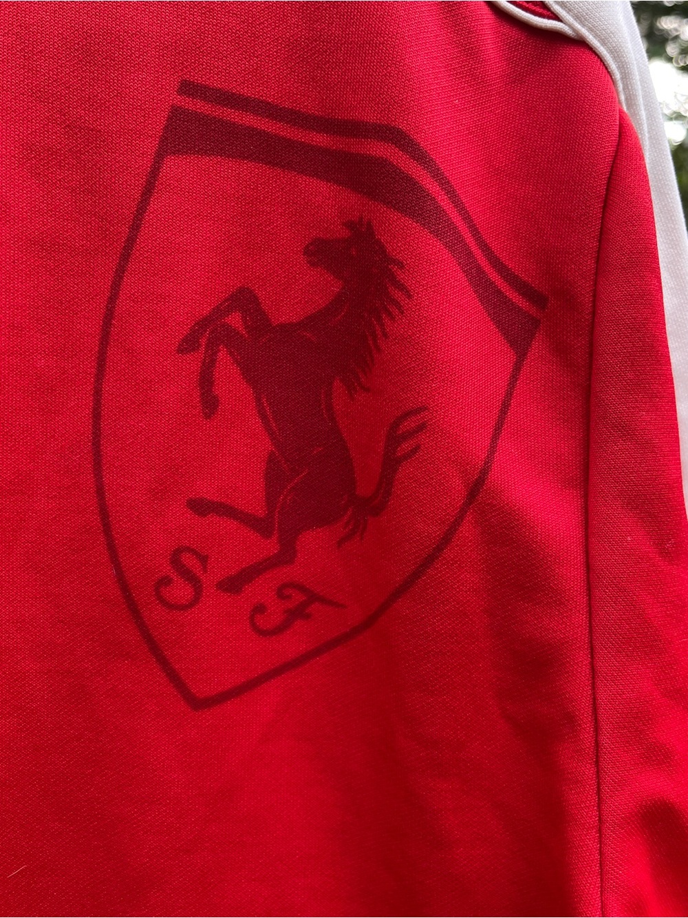 Puma Scuderia Ferrari Red Full Zip Track Jacket Men’s Size: Large - Picture 7 of 9
